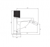 OMNIRES Bateria bidetowa CONTOUR CT8020CR